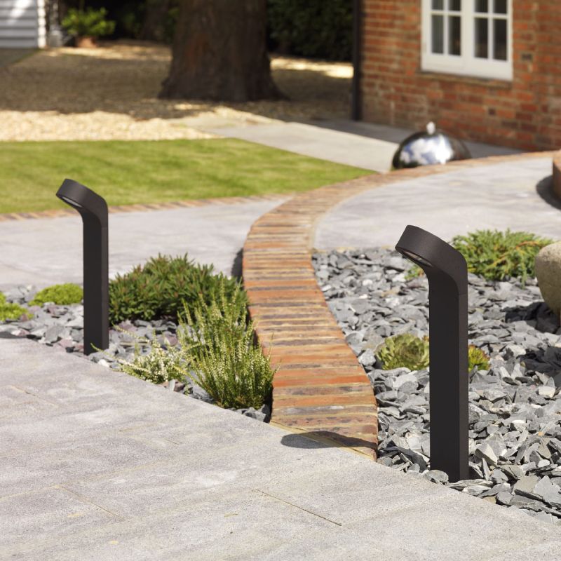 Why buy driveway lighting? Here is an example, the Soprano black bollard for driveway lighting